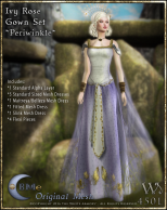 Ivy Rose Gown Set Periwinkle Promotional Art